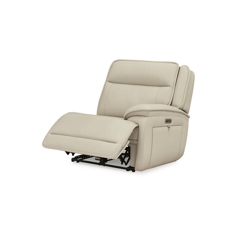 Signature Design by Ashley Double Deal Beige 4-Piece Reclining Sectional - 123"W x 90.75"D x 42.5"H