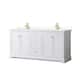 Option White / White Quartz Top / Brushed Gold Hardware