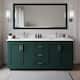 Option Green / White Quartz Top / Brushed Nickel Hardware