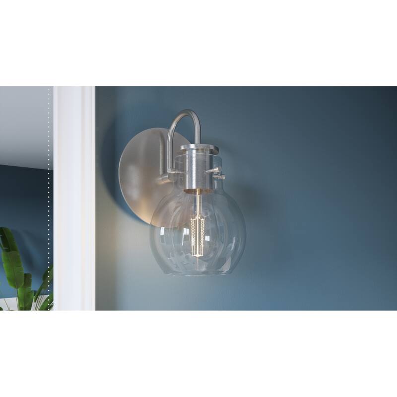Quoizel Andrews Antique Nickel 1-Light Wall Sconce