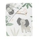 preview thumbnail 3 of 3, Lambs & Ivy Jungle Friends 100% Cotton Safari Animals Baby Fitted Crib Sheet