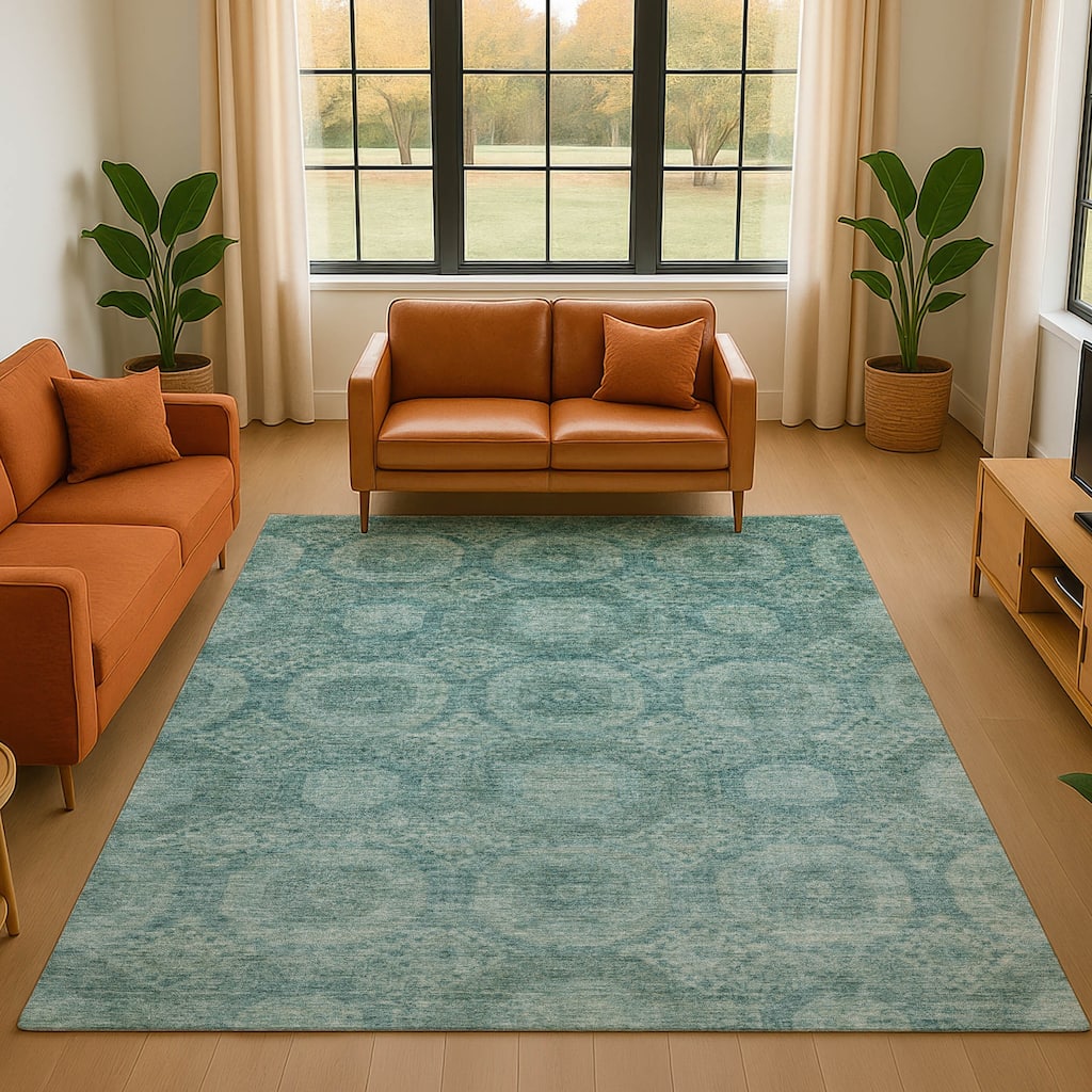 Premium Washable Super Soft Vintage Traditional Mayfield Rug