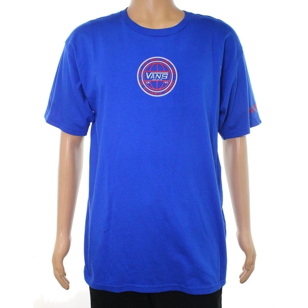 royal blue graphic tee mens