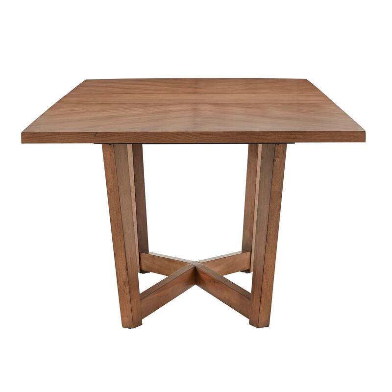 Connie Mid-Century Extending Wood Dining Table by iNSPIRE Q Modern - Walnut