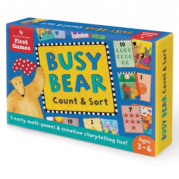 slide 1 of 1, Busy Bear Count & Sort Game
