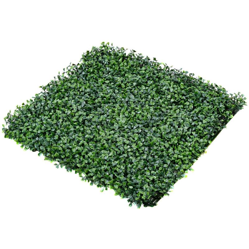 Costway 12 Artificial Hedge Plant Privacy Fence Screen Topiary