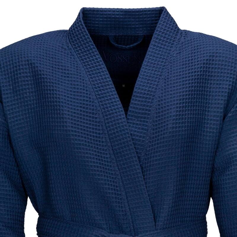 VOSSEN 'Rom' Waffle Knit Unisex Robe