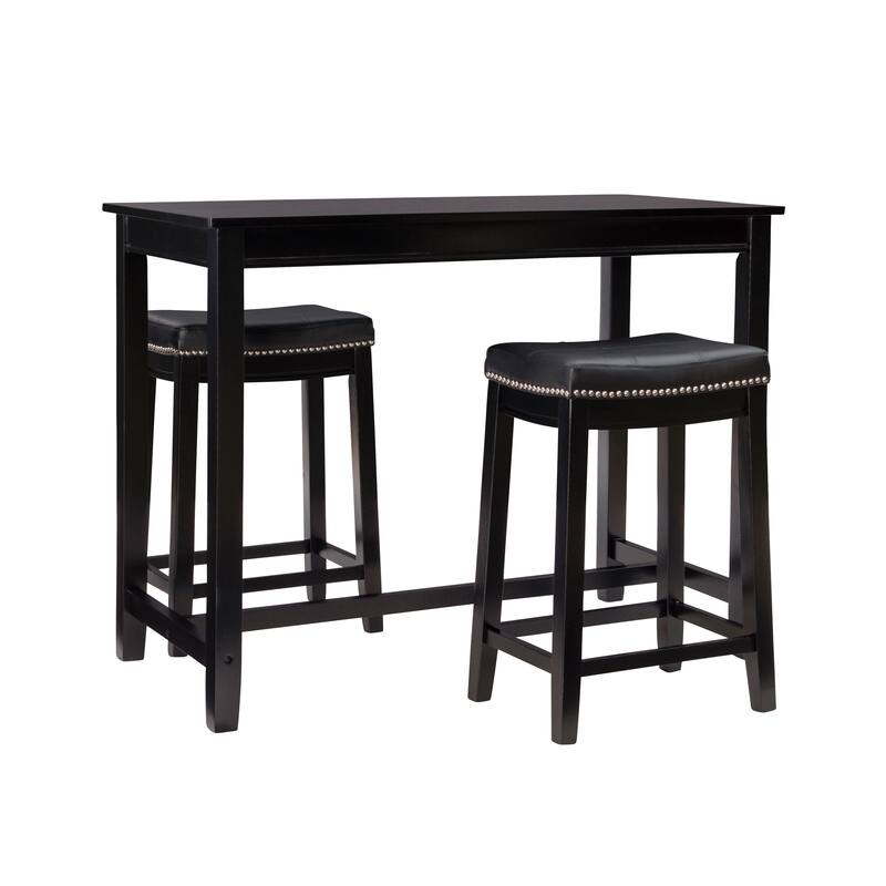 Bridgeport Wooden 3-Piece Counter Height Dining Set