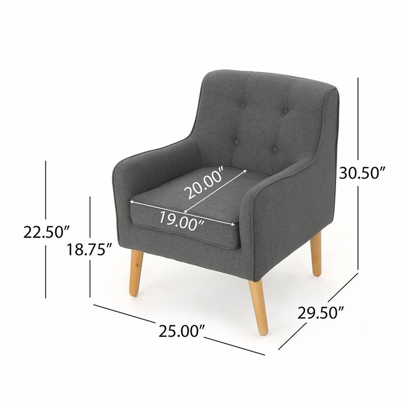 Polyester Fabric Arm Chair