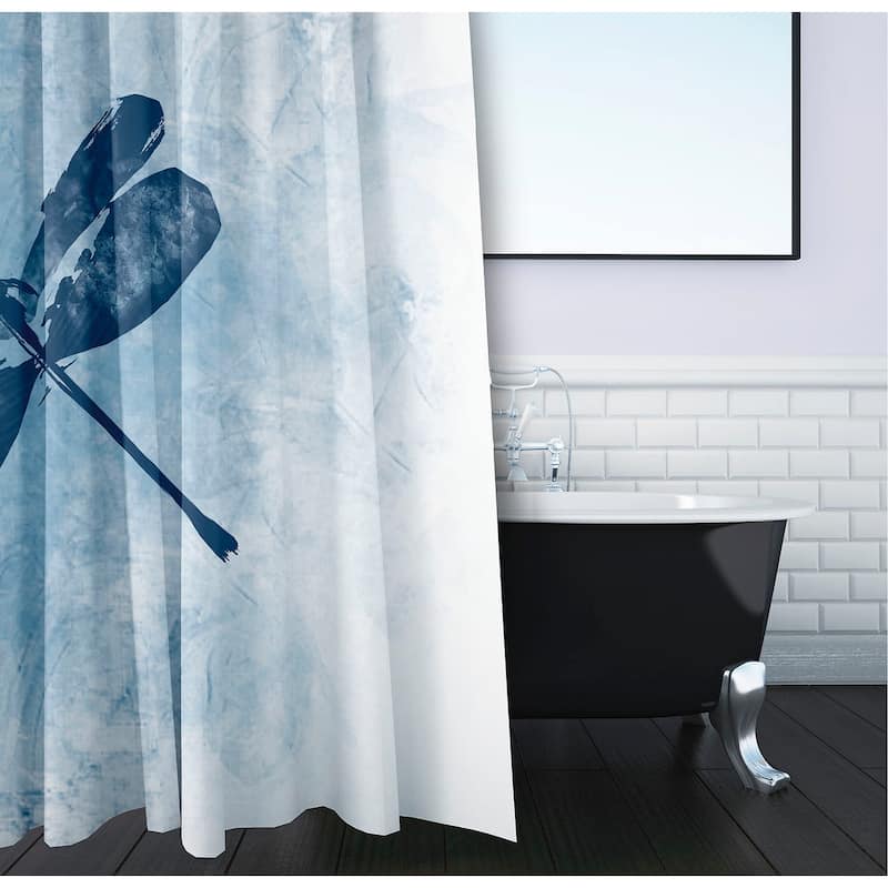 Dragonfly Summer Animal Print Shower Curtain