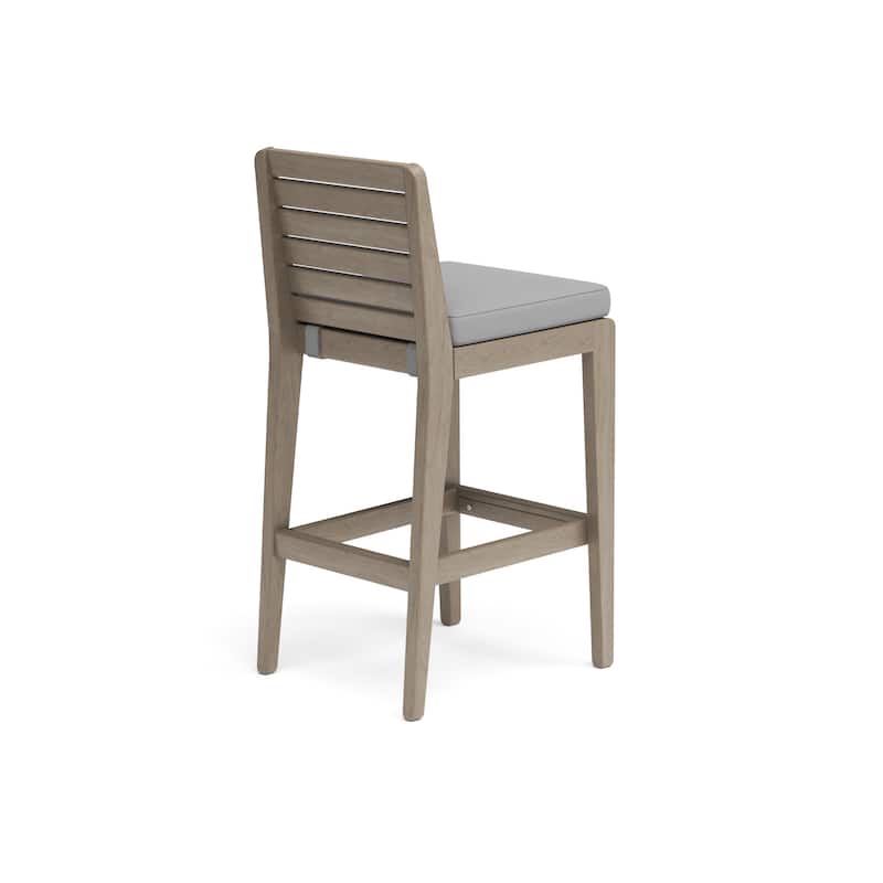 Homestyles Sustain Brown Wood Outdoor Barstool - 18" x 21" x 40"