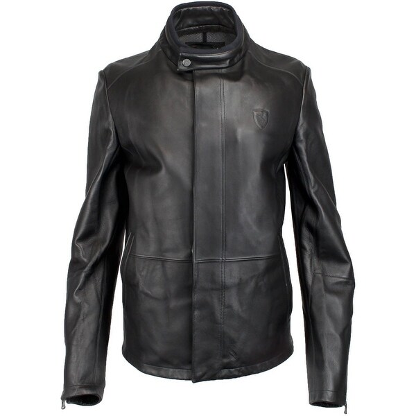 puma ferrari leather jacket