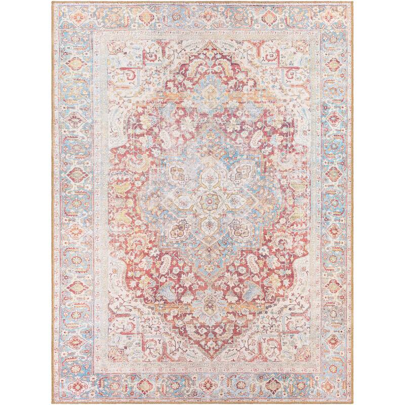 Artistic Weavers Niloufar Traditional Medallion Printed Machine Washable Area Rug