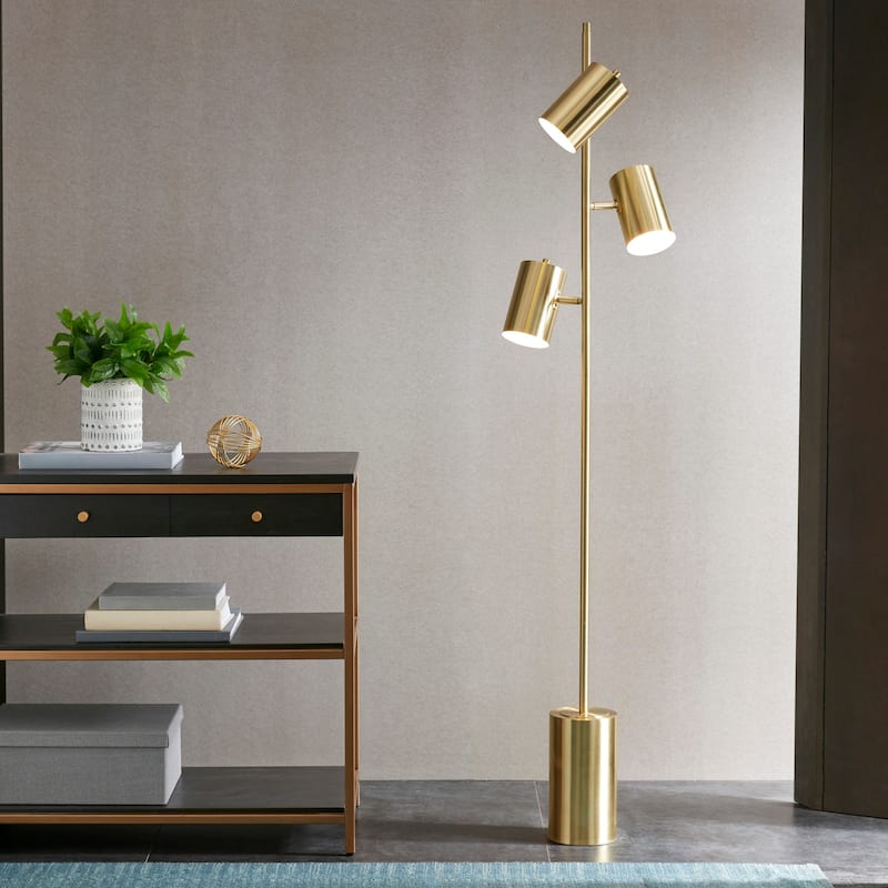 INK+IVY Alta 3-Light Metal Floor Lamp