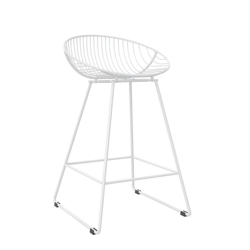 CosmoLiving by Cosmopolitan Ellis 24" Metal Counter Height Bar Stool