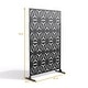 preview thumbnail 61 of 166, Outdoor Privacy Screen with Stand for Patio Garden Metal Fence