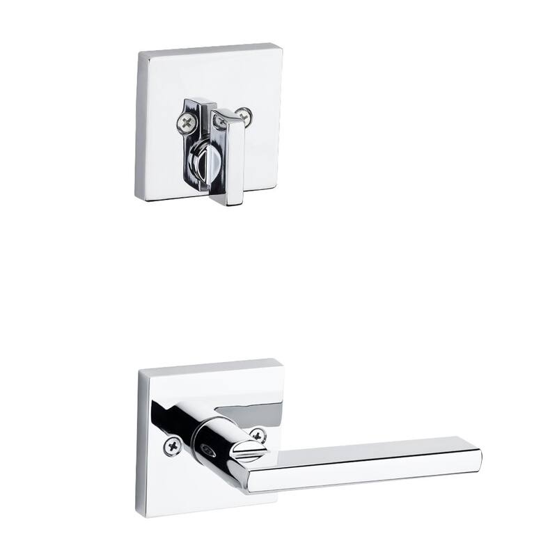 Kwikset 971HFLSQT Halifax Lever Keyed Entry Handleset Interior Pack
