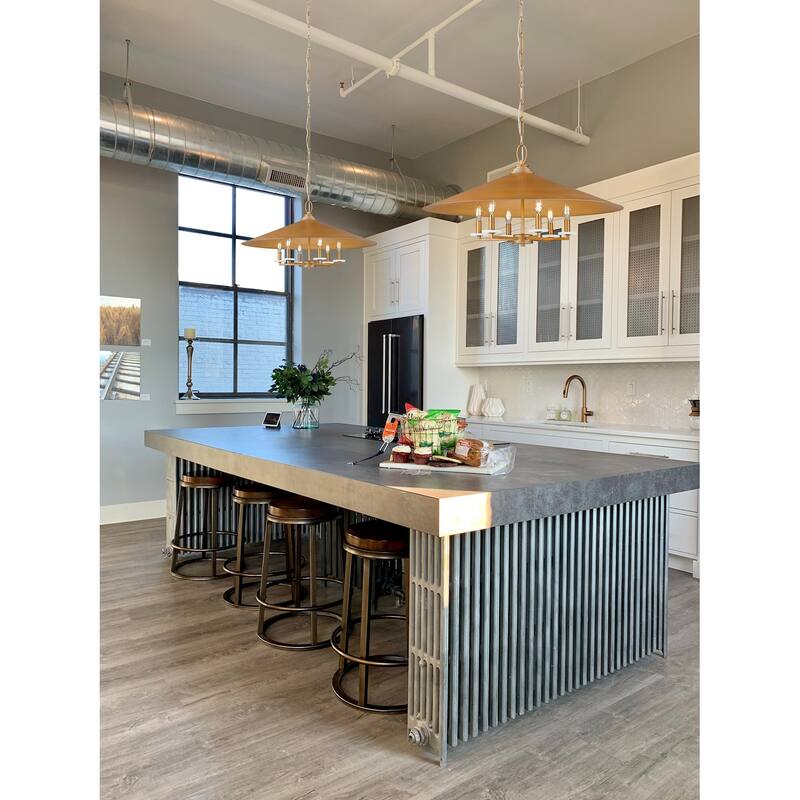 Z-Lite 1953-32 Rialto 6 Light 32" Wide Pendant