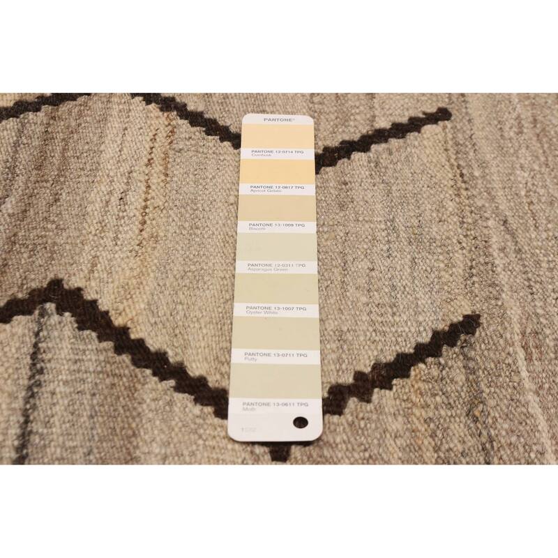 Sivas Khaki Kilim 5'1" x 6'9" - 5'1 x 6'9