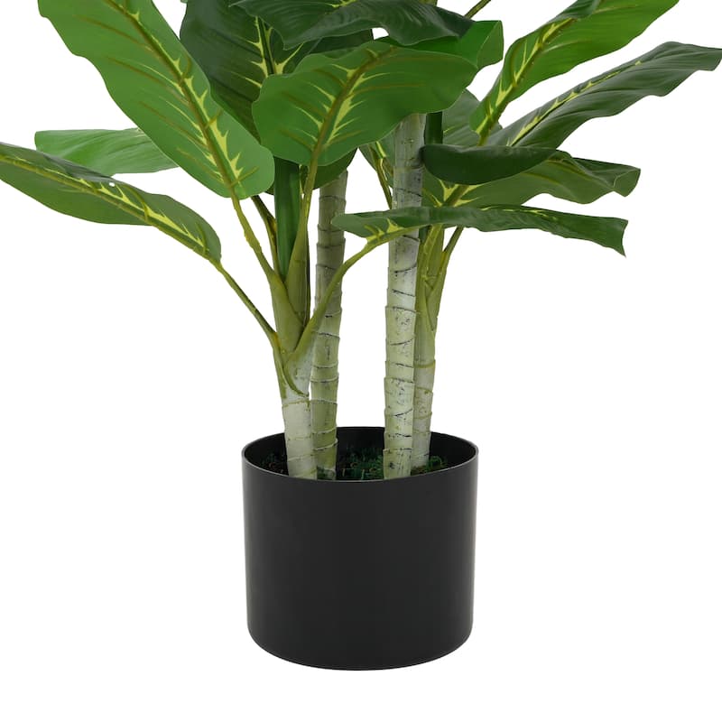 Christopher Knight Home - 42" Artificial Dieffenbachia Plant with Pot - PE