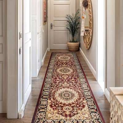 World Rug Gallery Traditional Oriental Medallion Area Rug
