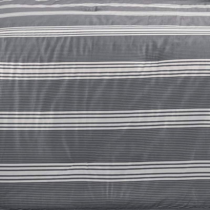 Nautica Craver Reversible Grey Cotton Comforter Set