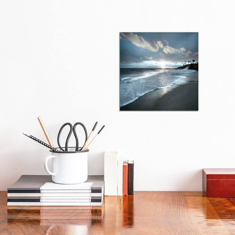 iCanvas "Sunset Beach Revisited" by Danita Delimont Canvas Print - 12x12x0.75