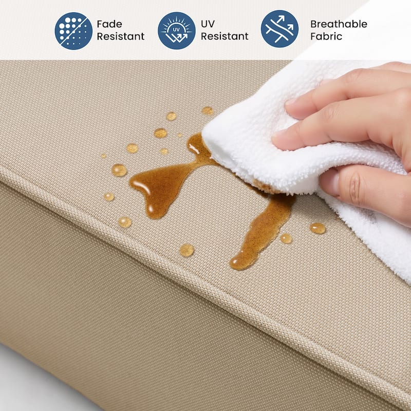 Crestlive Products Outdoor Premium Deep Seat Cushion Set