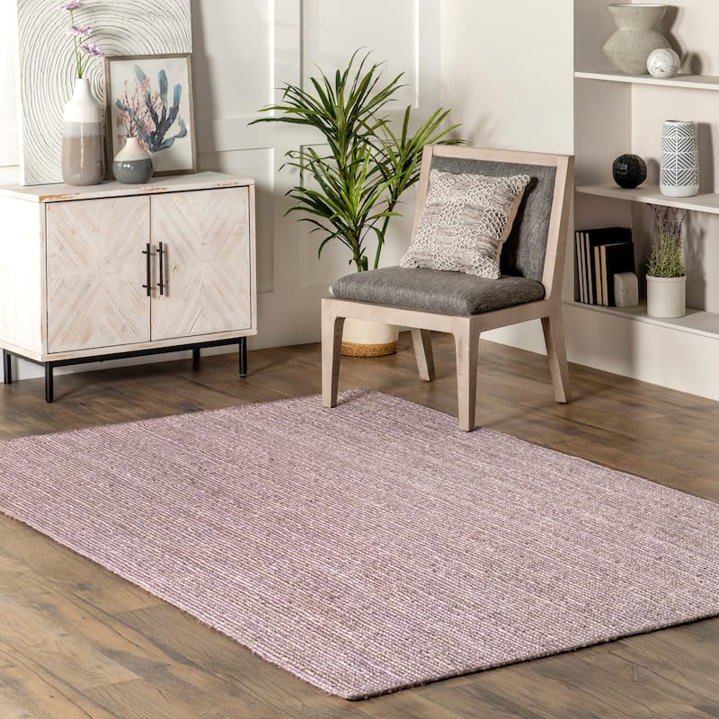 Nuloom Adelaida Farmhouse Jute Area Rug