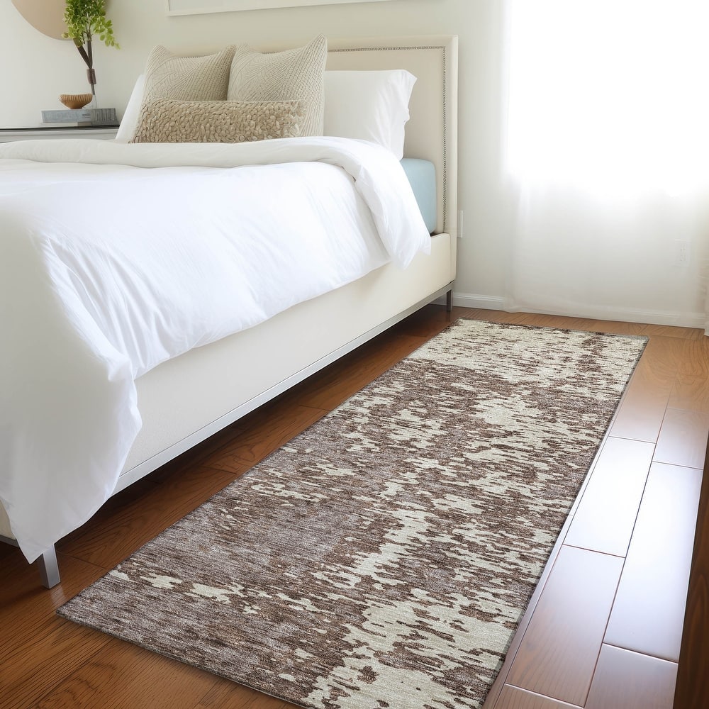 Premium Washable Super Soft Abstract Pixels Mayfield Rug