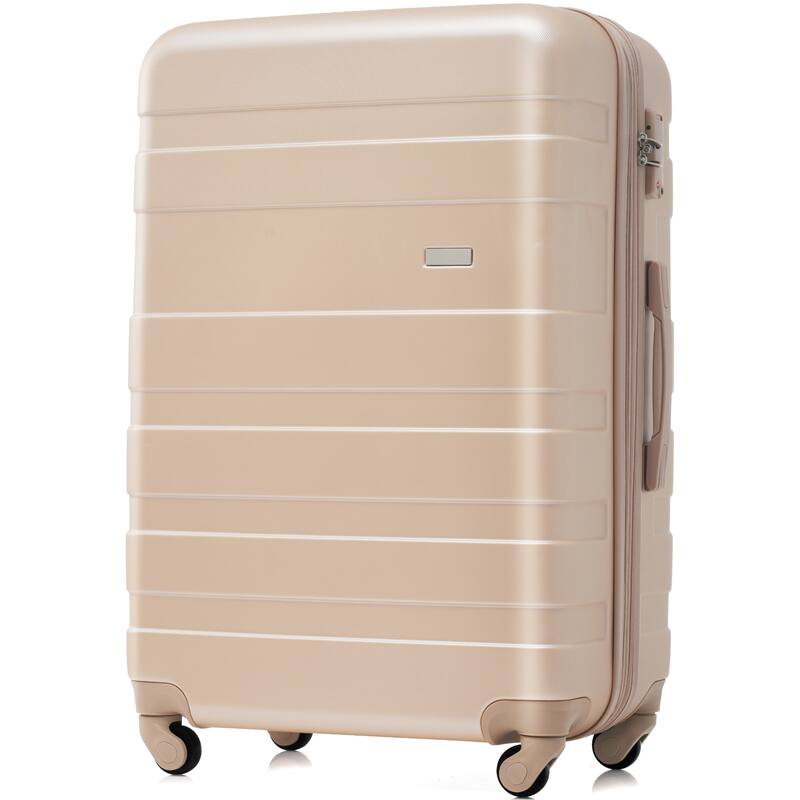 3 Pcs Luggage Set, Expandable ABS Hardshell Suitcases Spinner Wheels with TSA Lock 20''24''28''