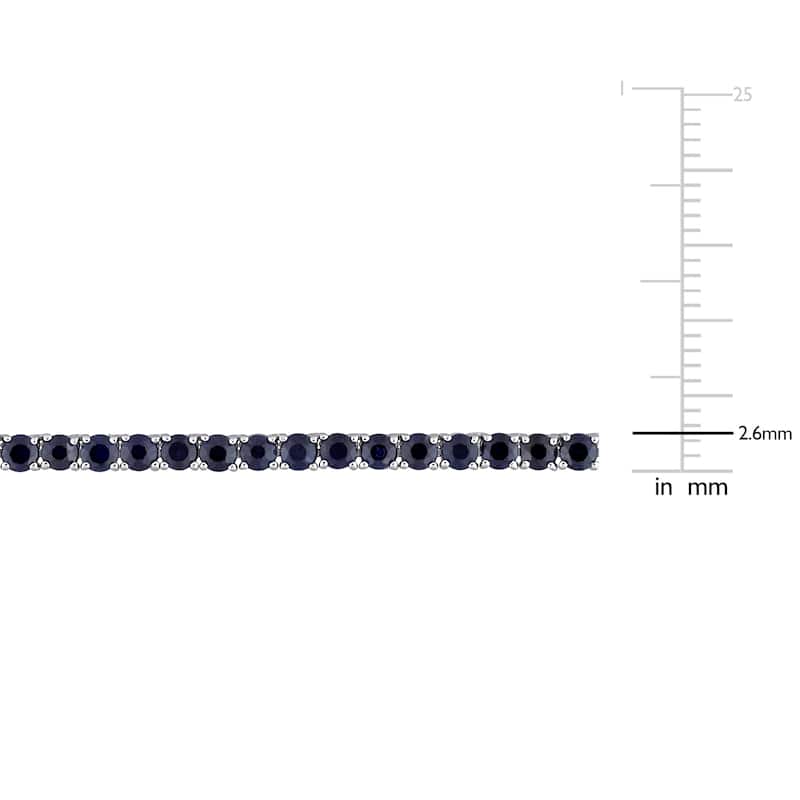 Miadora 14k or 18k White or Wellow Gold Black Diamond or Gemstone Necklace