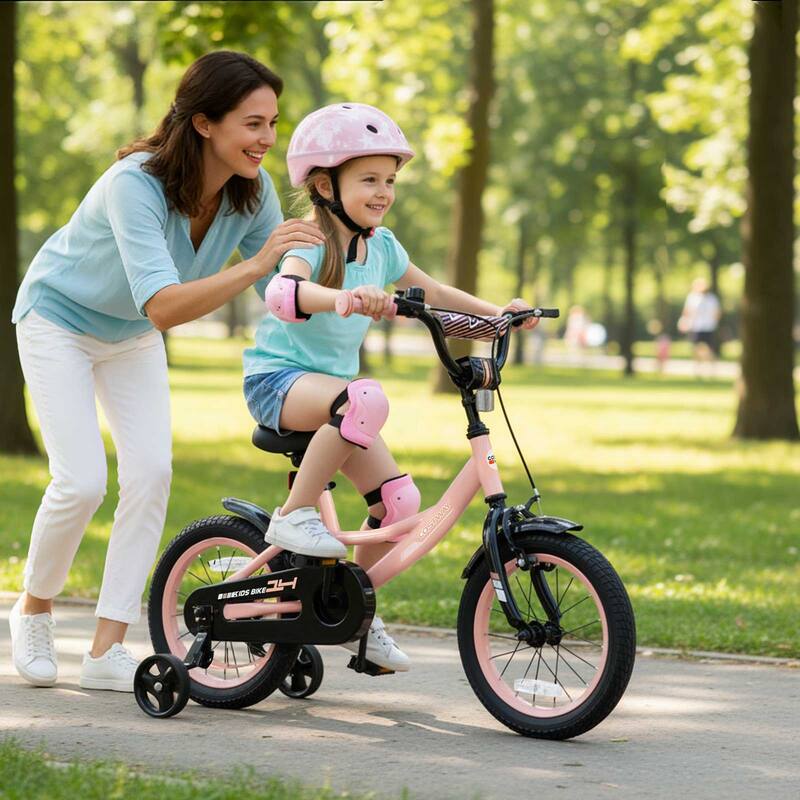 Costway 14" Kids Bike with Removable Training Wheels Adjustable Seat & - See Details