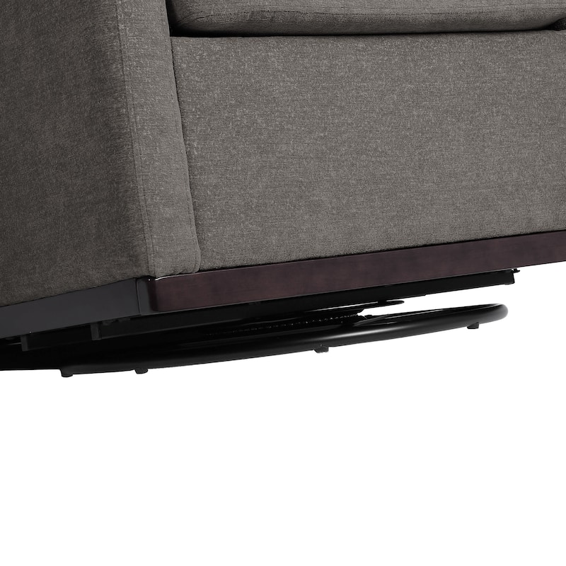 Modern Upholstered Swivel Accent Armchair Set of 2