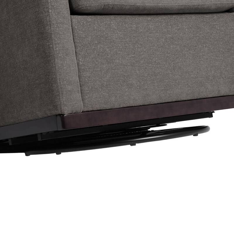 Modern Upholstered Swivel Armchair for Living