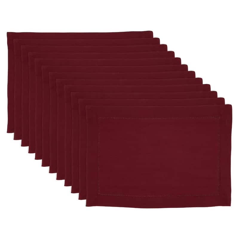 Classic Hemstitch Border Placemat (Set of 12)