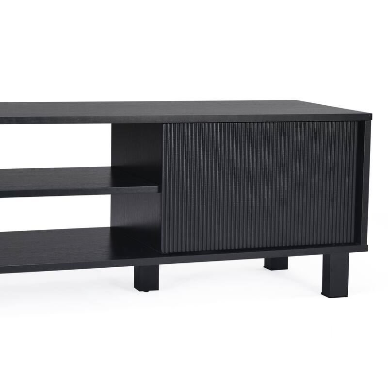 Mid-Century Modern 63" TV Stand Media Console Table Entertainment Center for Living Room