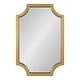preview thumbnail 95 of 134, Kate and Laurel Hogan Scalloped Wood Framed Mirror