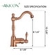 preview thumbnail 10 of 43, One-Handle Widespread Kitchen Bar Faucet