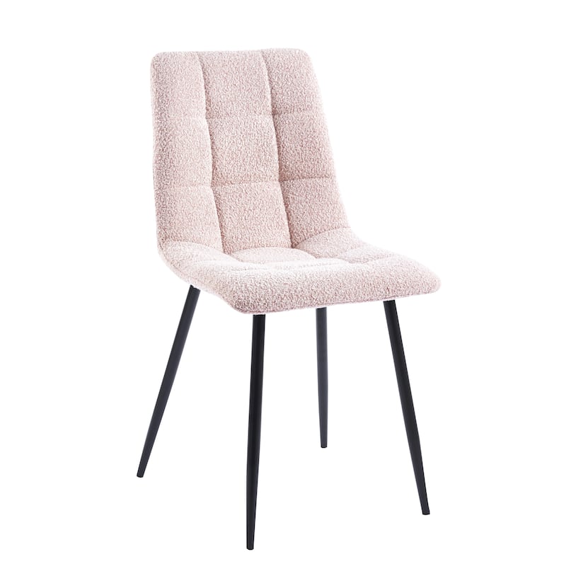 Porthos Home Tomas Fabric Dining Chairs with Steel Legs, Set of 2