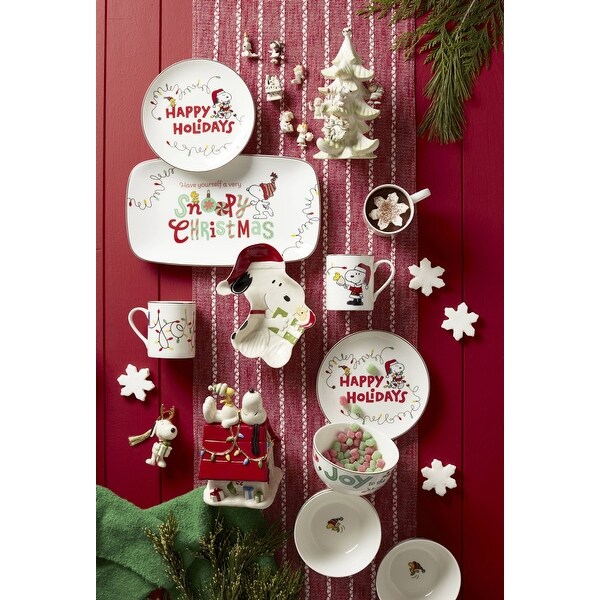 Lenox Snoopy & Friends 11-Piece Christmas Tree Ornament Set