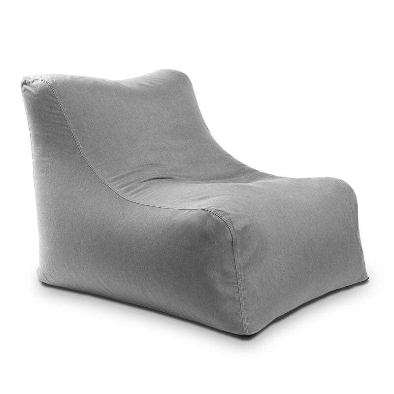 Jaxx Ponce Outdoor Bean Bag Chair - Weather Resistant Patio and Poolside Lounge Seating