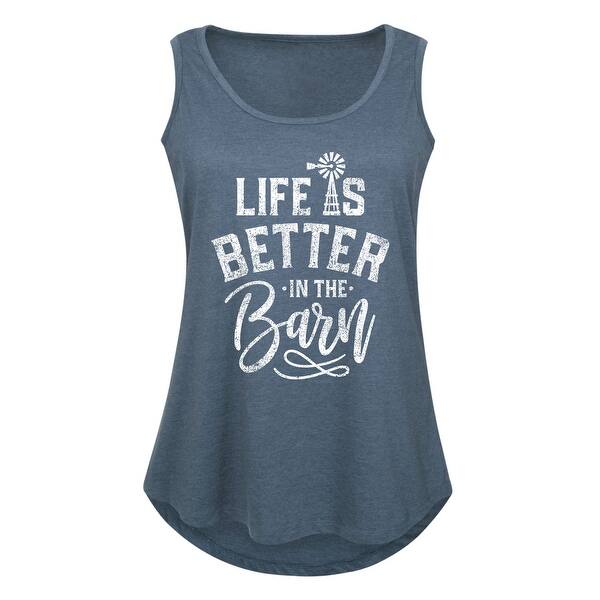 Shop Life Is Better In The Barn Ladies Plus Size Tank Free