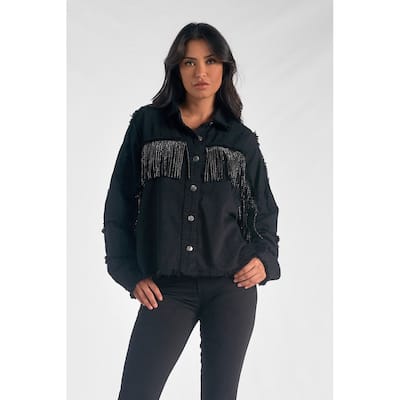 Elan Midnight Crop Fit Jacket
