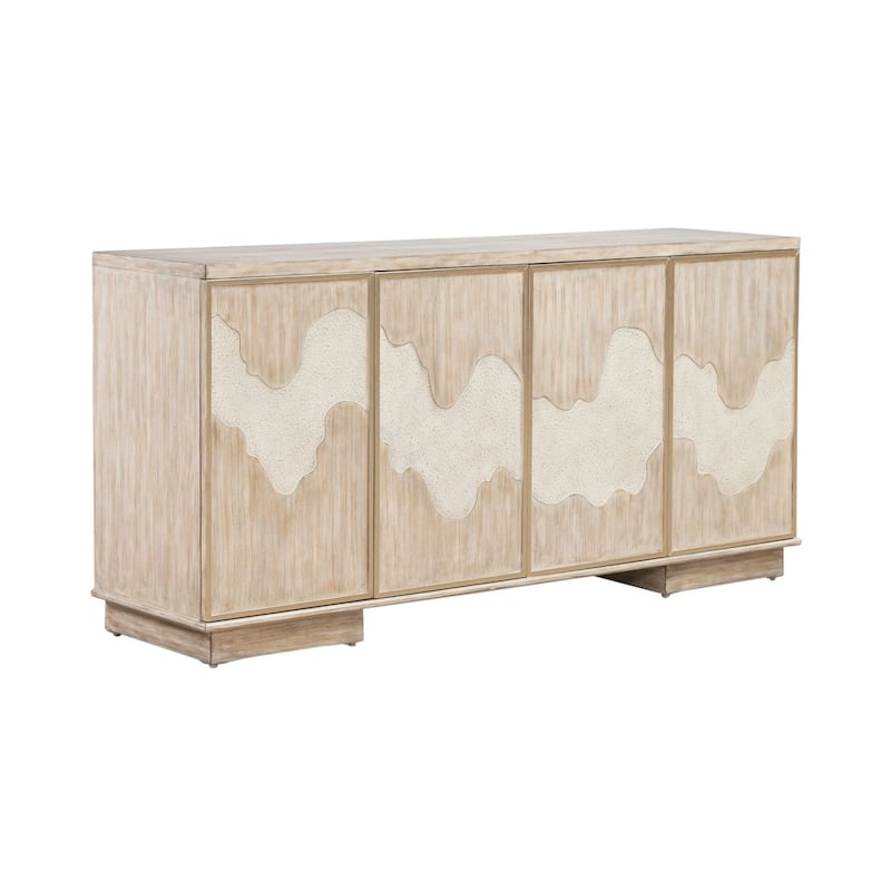 Liberty Furniture Terrace 4 Door Accent Cabinet - Width 69" x Depth 19" x Height 34"