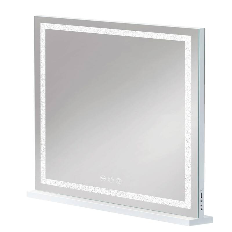 Crystal Light Strip Vanity Mirror