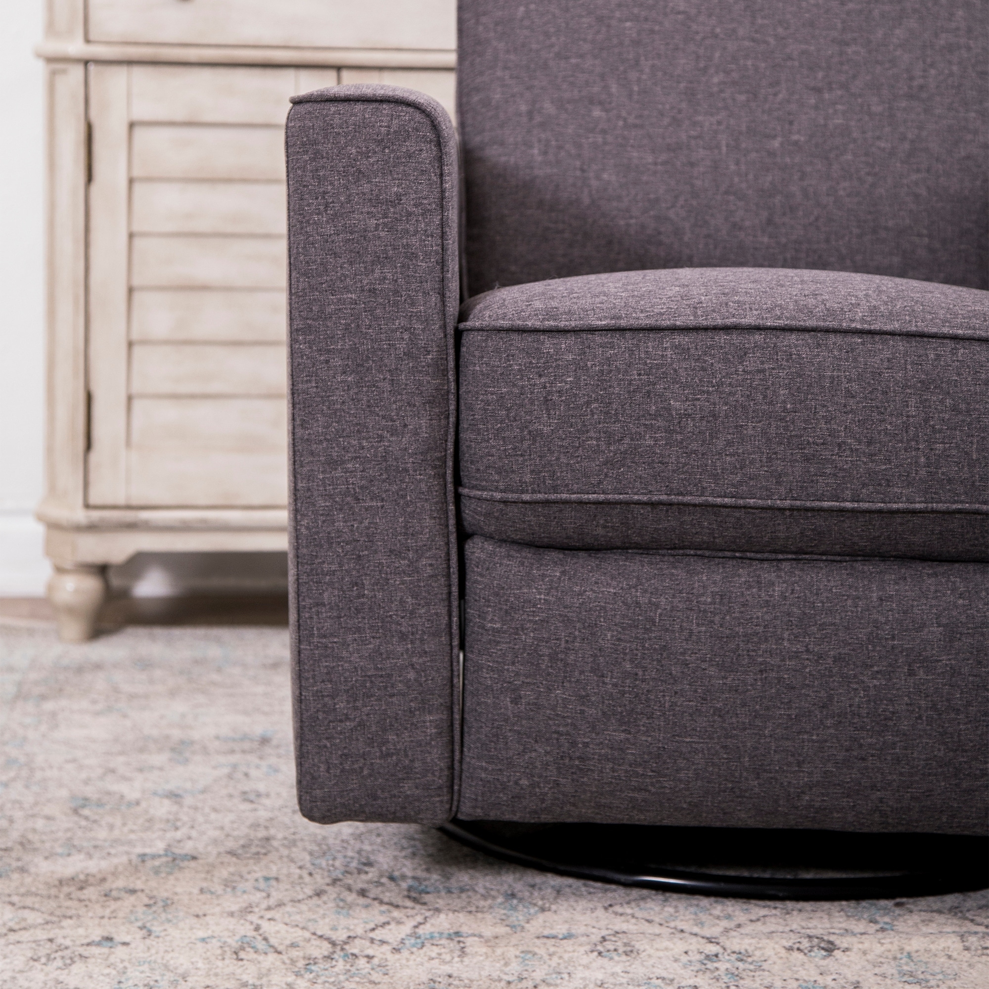Abbyson Hampton Nursery Swivel Glider Recliner Chair On Sale