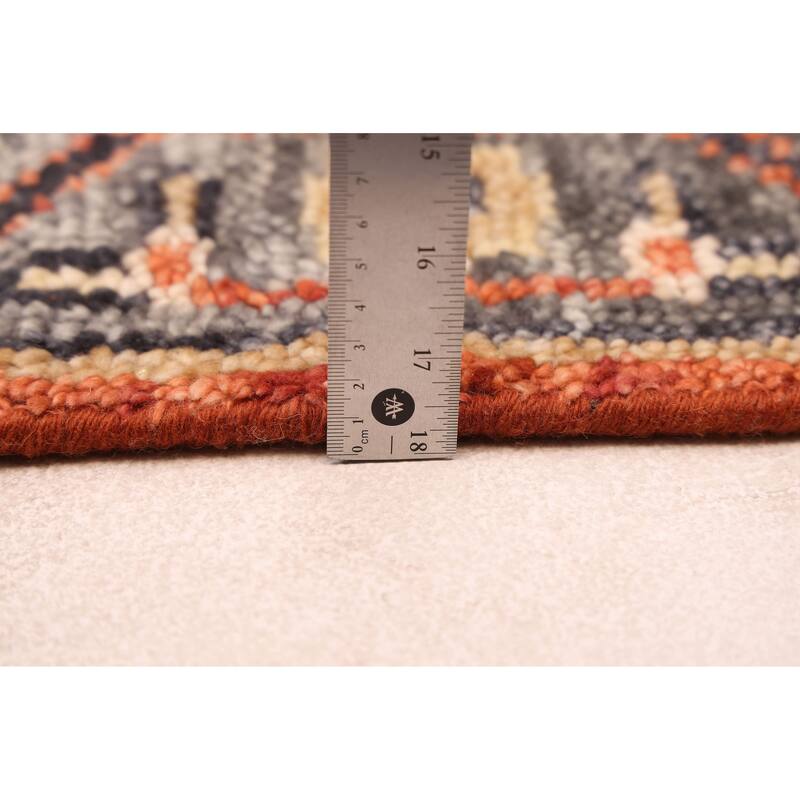 ECARPETGALLERY Hand-knotted Jules Serapi Dark Copper Wool Rug - 2'8 x 10'4