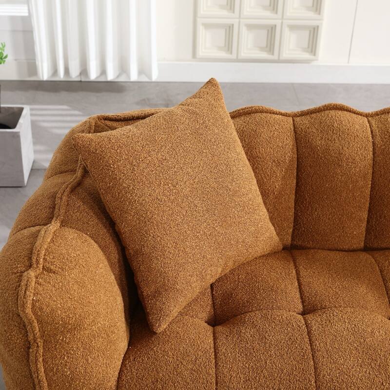 66.1''W Soft beanbag chair with high resilience foam