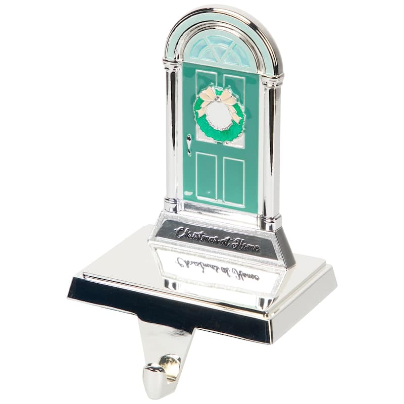 Christmas At Home Front Door Stocking Holder - 5"